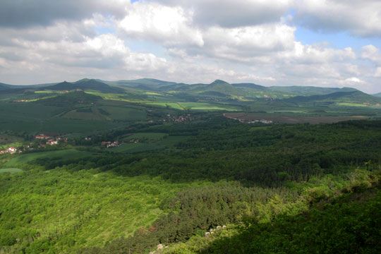 výhled z Košťálova